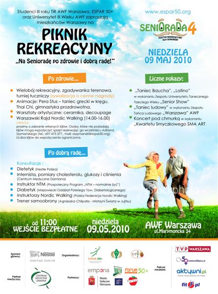 Rzut telefonem w dal na Senioradzie